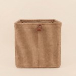 Cube de rangement velours chic 31cm | Hashtag Déco