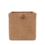 Cube de rangement velours chic 31cm | Hashtag Déco