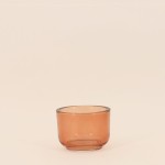 Photophore design fumé en verre d10cm | Hashtag Déco