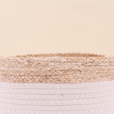 Lot de paniers corde beige naturelles | Hashtag Déco