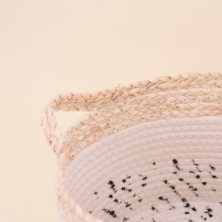 Lot de paniers corde beige naturelles | Hashtag Déco