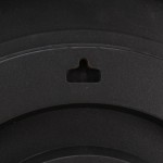 Horloge monde 50cm métal noir élégante | Hashtag Déco