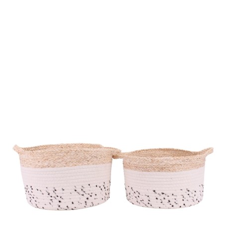 Lot de paniers corde beige naturelles | Hashtag Déco