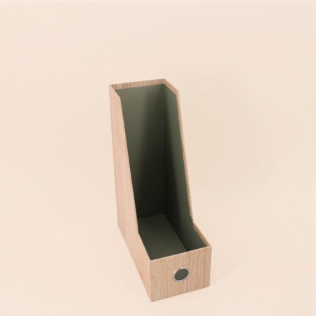Ensemble bureau écolo carton marron vert | Hashtag Déco