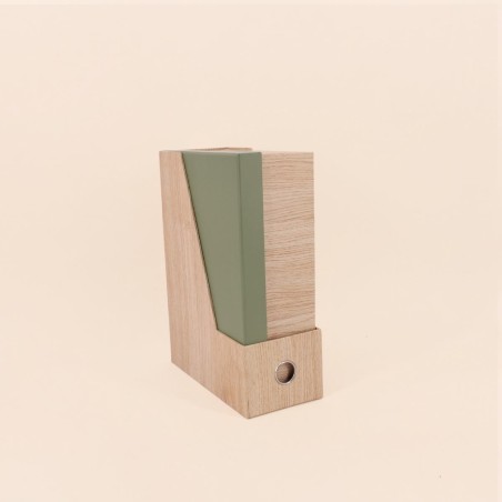 Ensemble bureau écolo carton marron vert | Hashtag Déco