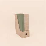 Ensemble bureau écolo carton marron vert | Hashtag Déco