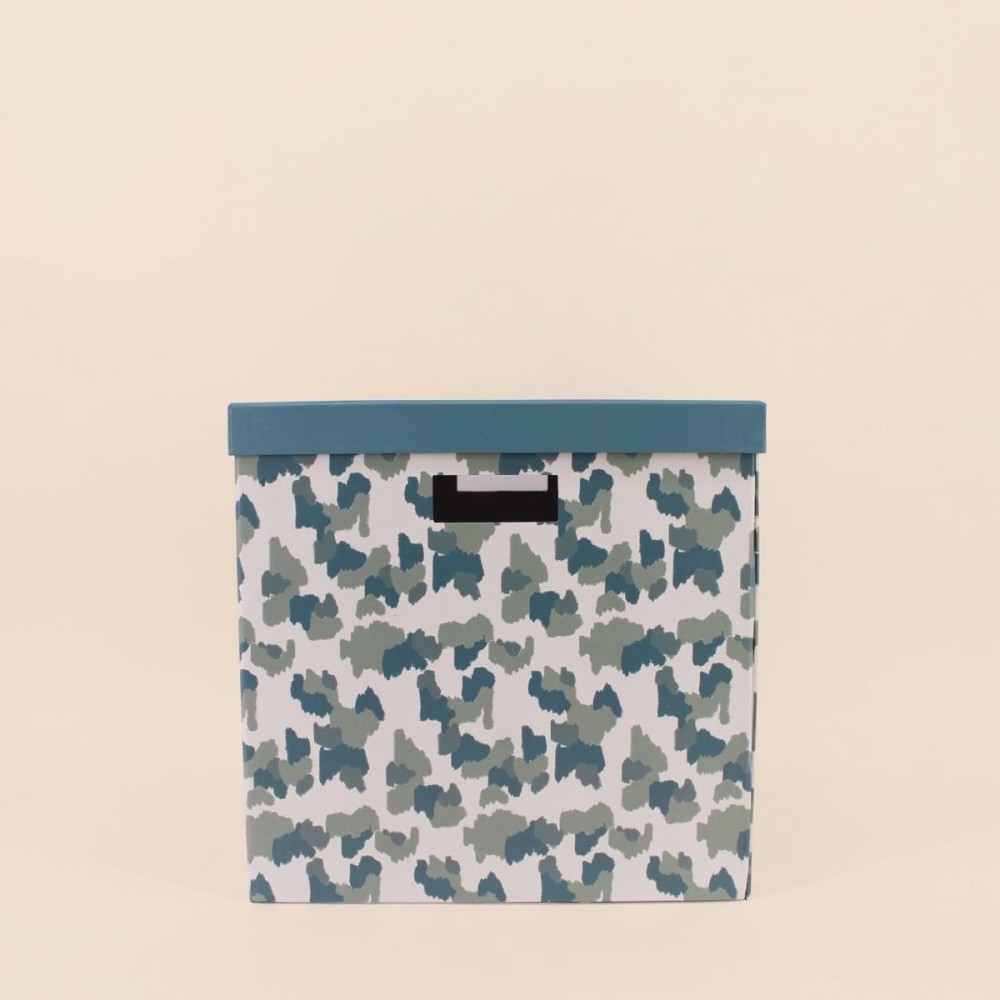 Boîte en carton recyclé beige 31cm | Hashtag Déco