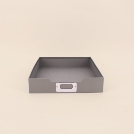Ensemble bureau carton recyclé gris élégant | Hashtag Déco