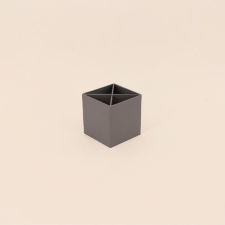 Ensemble bureau carton recyclé gris élégant | Hashtag Déco