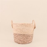 Panier rotin beige 32x25 cm naturel | Hashtag Déco