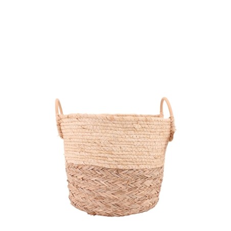 Panier rotin beige 32x25 cm naturel | Hashtag Déco