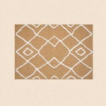 Tapis en jute motifs géométriques naturel | Hashtag Déco