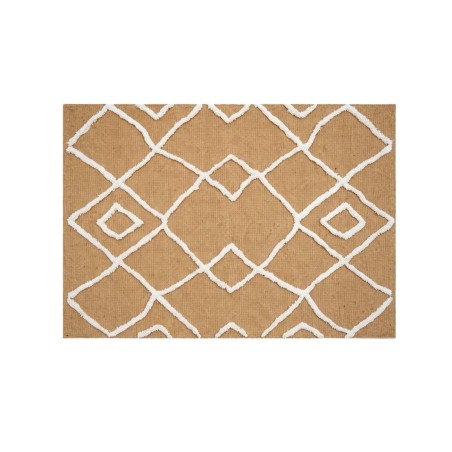 Tapis en jute motifs géométriques naturel | Hashtag Déco