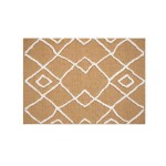 Tapis en jute motifs géométriques naturel | Hashtag Déco