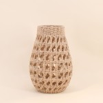 Lanterne en corde beige 37cm pour intérieur | Hashtag Déco