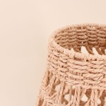 Lanterne en corde beige 37cm pour intérieur | Hashtag Déco