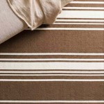 Tapis rayé coton gris et blanc 120x160cm | Hashtag Déco