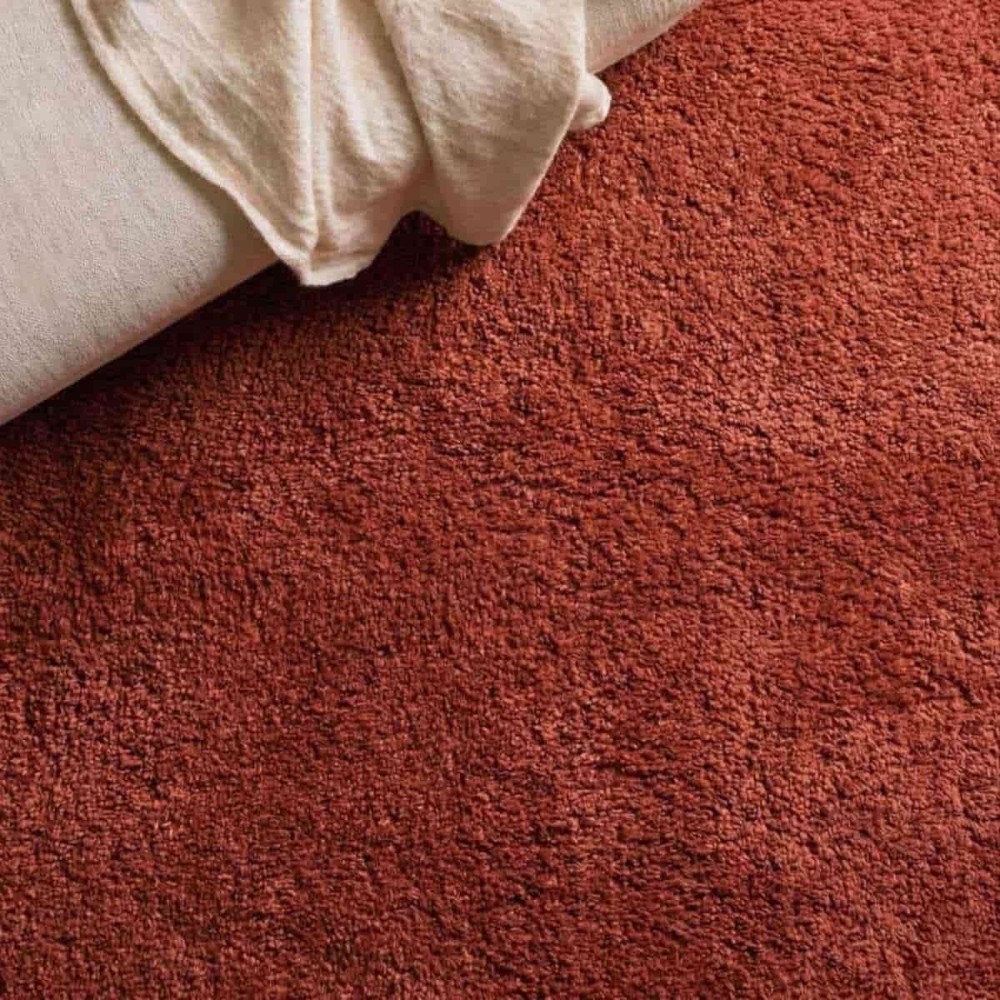 Tapis rouge marsala en laine 100x150cm | Hashtag Déco