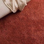 Tapis rouge marsala en laine 100x150cm | Hashtag Déco
