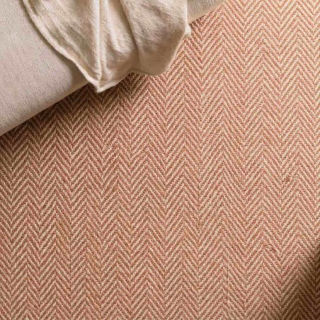 Tapis chevron coton gris et blanc 90x60cm | Hashtag Déco