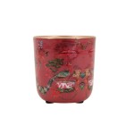 Cache pot métal rose Asian Fauna | Hashtag Déco