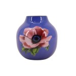 Vase en métal violet fleuri 12cm | Hashtag Déco