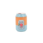 Vase canette limonade céramique bleu orange | Hashtag Déco