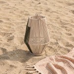 Lanterne en corde beige kaki 33cm originale | Hashtag Déco