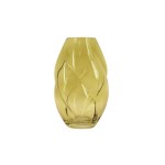 Vase en verre rouge 22 cm, design moderne | Hashtag Déco
