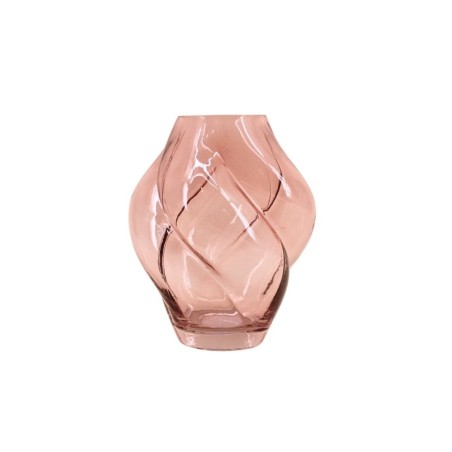 Vase en verre marron 20cm, élégant et unique | Hashtag Déco