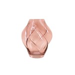 Vase en verre marron 20cm, élégant et unique | Hashtag Déco