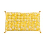 Matelas feuillage en tissu 120x60 cm | Hashtag Déco