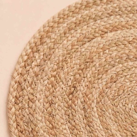 Tapis ovale en jute naturel 120x170cm | Hashtag Déco