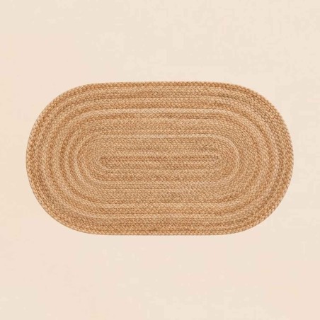 Tapis ovale en jute naturel 120x170cm | Hashtag Déco