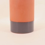Vase tube céramique bicolore 17cm | Hashtag Déco