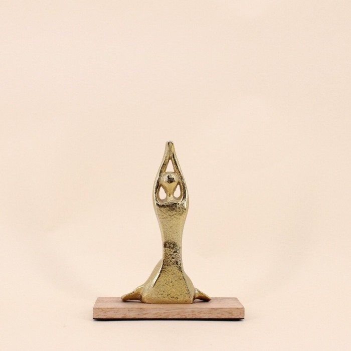 Objet déco silhouette danseuse métal noir 18cm | Hashtag Déco