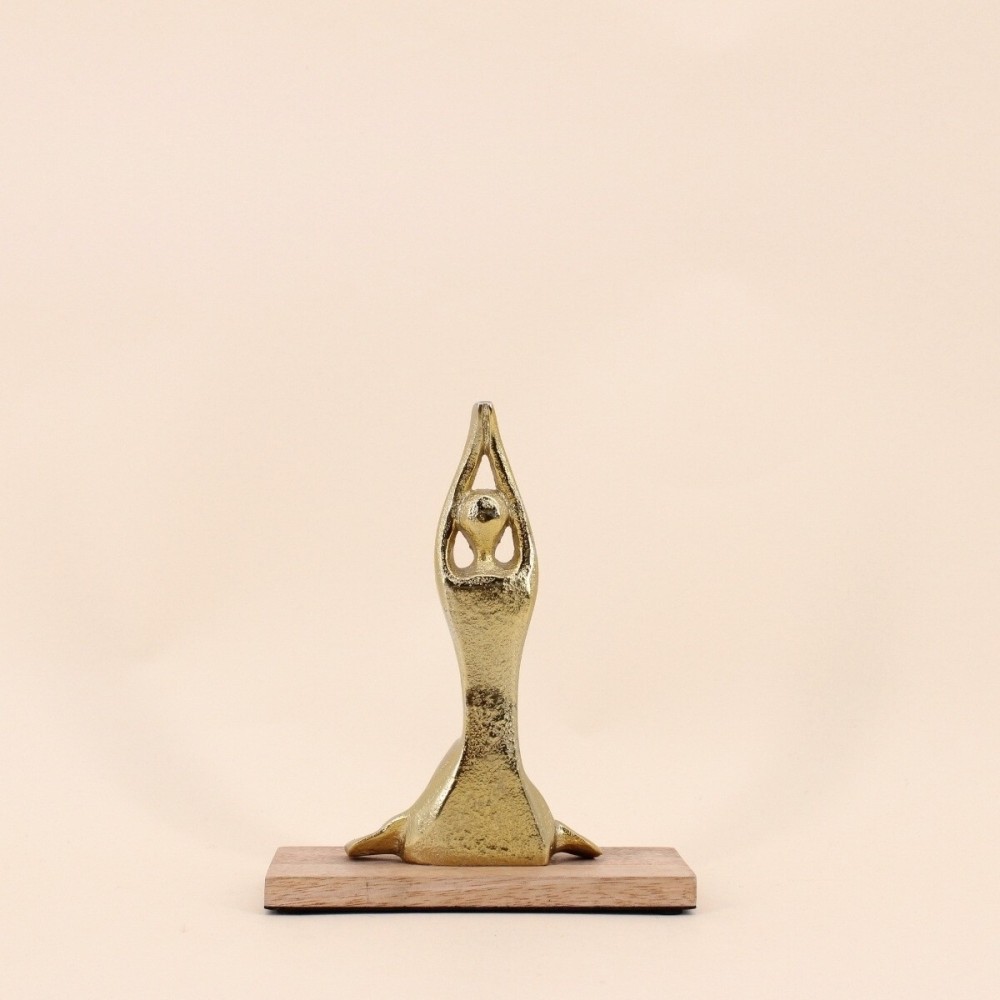 Objet déco silhouette danseuse métal noir 18cm | Hashtag Déco