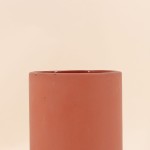 Vase tube céramique bicolore 17cm | Hashtag Déco