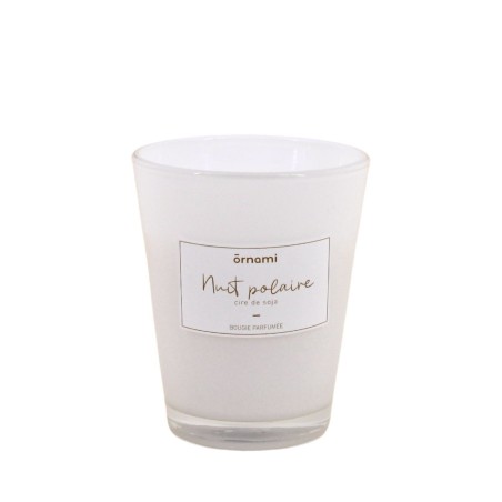 Bougie en cire de soja blanche "Nuit polaire" | Hashtag Déco