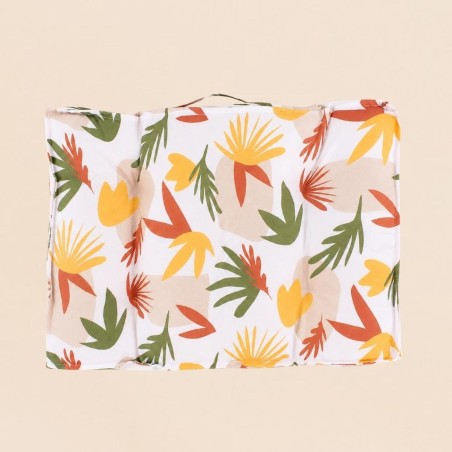 Coussin outdoor fleurs anti-UV déperlant coloré | Hashtag Déco