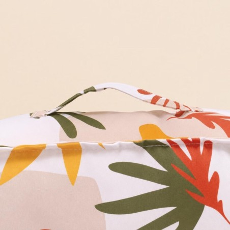 Coussin outdoor fleurs anti-UV déperlant coloré | Hashtag Déco