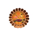 Plateau métal laqué Asian Fauna Ø22cm | Hashtag Déco