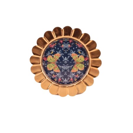 Plateau métal laqué Asian Fauna Ø22cm | Hashtag Déco