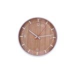 Horloge ronde en bois 40cm, élégance naturelle | Hashtag Déco