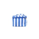 Sac glacière tissu rayé bleu blanc pratique | Hashtag Déco