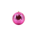 Boule à facettes 15cm plastique rouge | Hashtag Déco