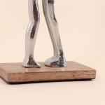 Objet déco couple 19cm résine noir | Hashtag Déco