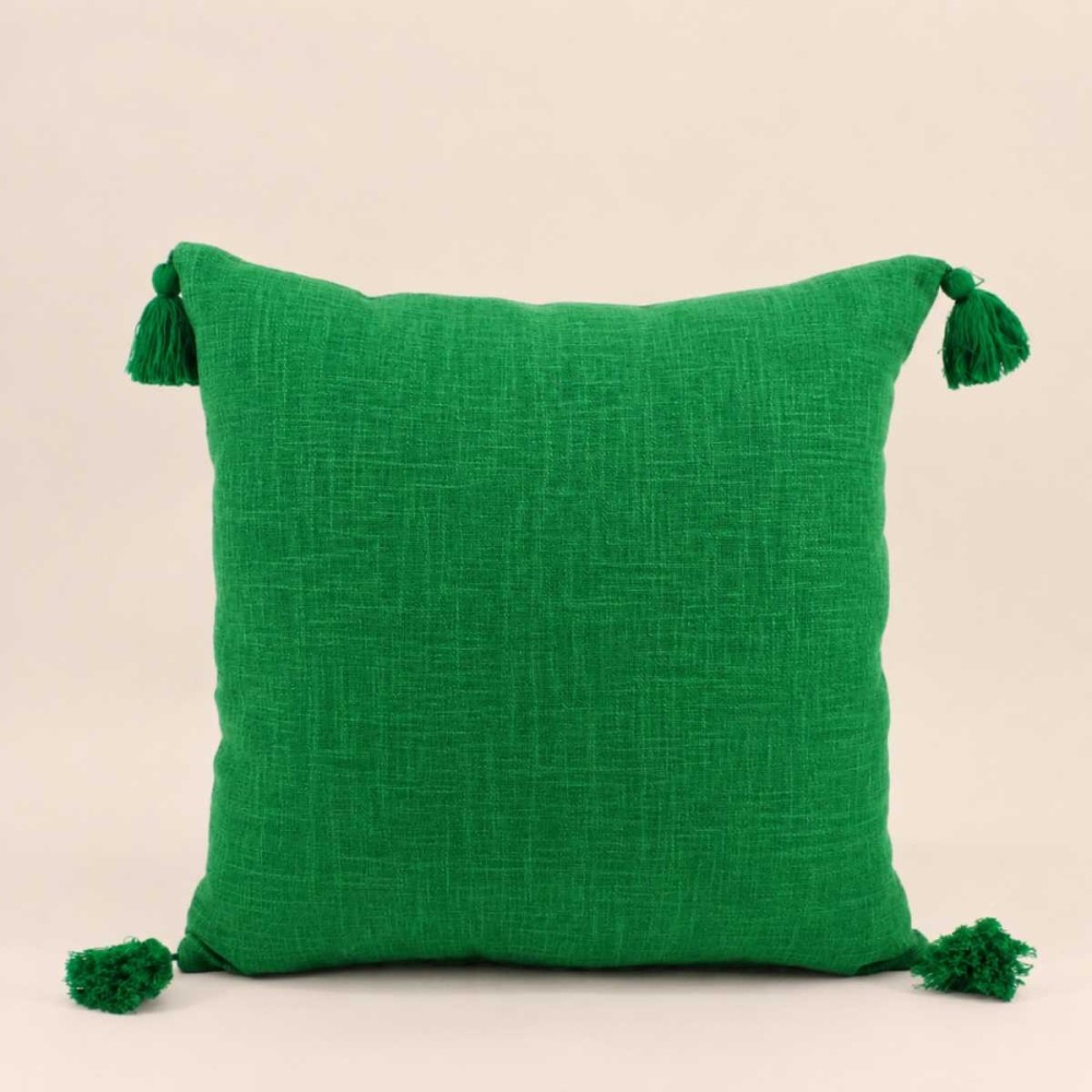 Coussin extérieur orange 45x45cm en coton | Hashtag Déco