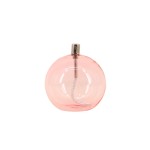 Lampe à huile verre rose soufflé - charme assuré | Hashtag Déco