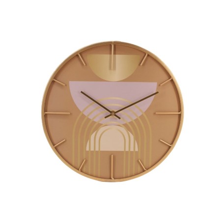 Horloge ronde métal doré 40cm élégante | Hashtag Déco